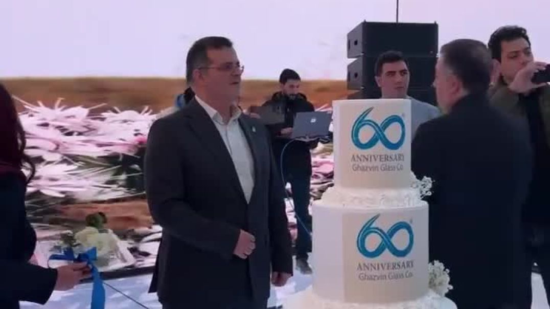 مراسم ۶۰ امین سالگرد تاسیس شیشه قزوین در نمایشگاه شیشه 1404