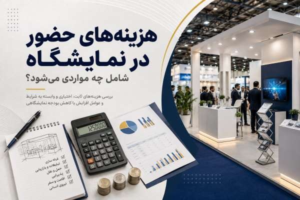 هزینه‌های حضور در نمایشگاه شامل چه مواردی می‌شود؟